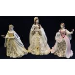 Coalport bone china figurine 'Lady Jane Grey' with certificate,