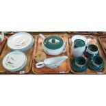 Three trays of Denby stoneware wheat sheaf design tea and dinnerware items. (3) (B.P. 24% incl.