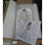 Danbury Mint 'The Princess Kate' and 'Prince William' dolls in original boxes. (B.P. 24% incl.