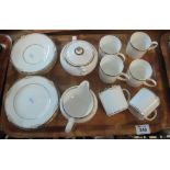 20 piece Wedgwood bone china 'Cavendish' coffee set. (B.P. 24% incl.