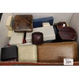 A box of assorted jewellery cases, watch boxes and ring boxes, various. (B.P. 24% incl.