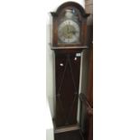 1930's oak framed presentation three train grandmother clock. (B.P. 24% incl.