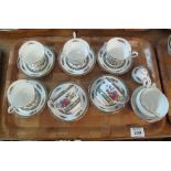 14 piece Paragon 'Tree of Kashmir' part teaset. (B.P. 24% incl.