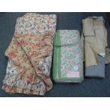 Box containing two vintage quilts;