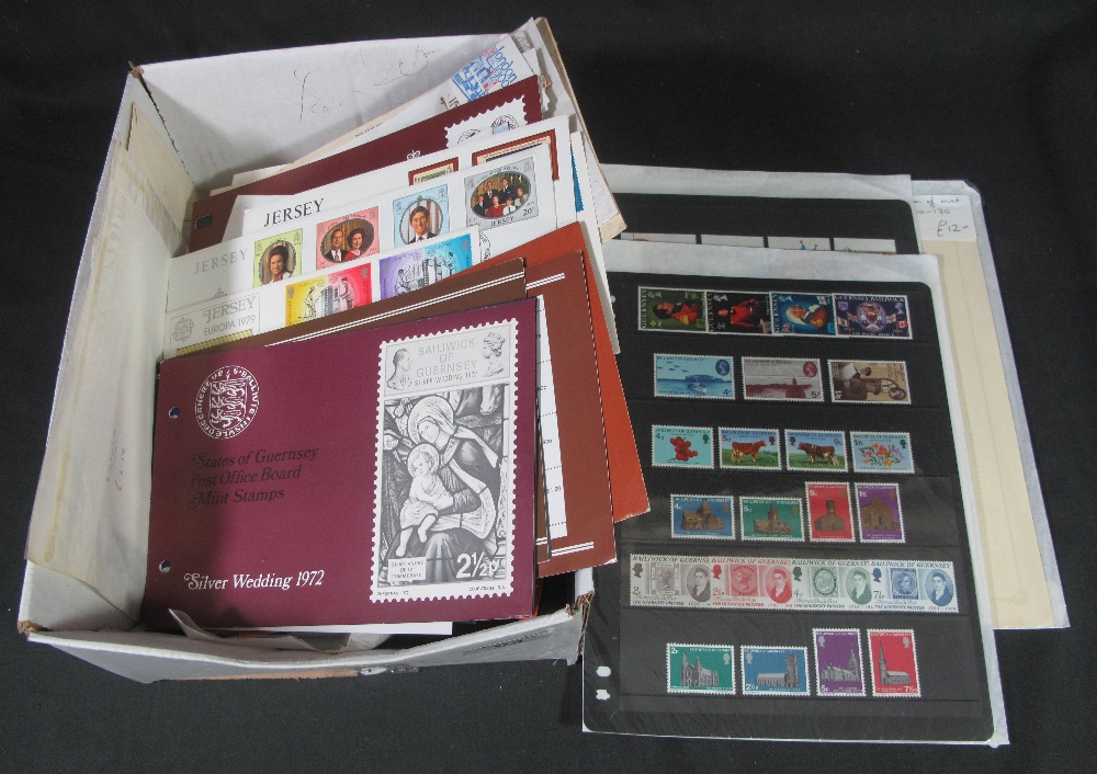 Box with all world selection of stamps, First Day covers and cards. (B.P. 24% incl.