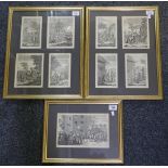 A collection of Hogarth engravings,