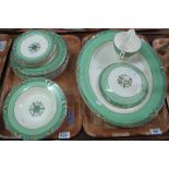 Two trays of Mintons 'Fulham' design dinnerware, various. (B.P. 24% incl.