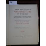 Belcher, John & Macartney, Mervyn, 'Later Renaissance architecture in England', two volumes,