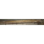 Early 19th Century gilded gesso helmet. 230cm long approx. (B.P. 24% incl.