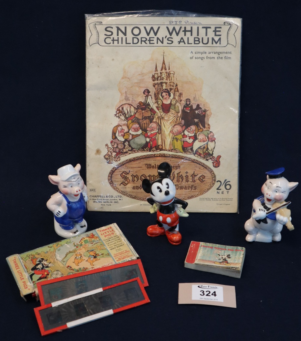 Walt Disney Snow White children's album, a complete story of the three