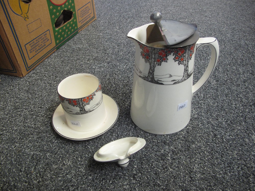 Two boxes of assorted china to include; copper lustre and other dresser jugs, - Image 4 of 4