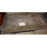 Large rectangular stone pig salting trough. (B.P. 24% incl.