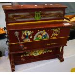 French verbena miniture barrel organ. (B.P. 24% incl.