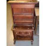 19th Century style oak miniature rack back potboard dresser. (B.P. 24% incl.
