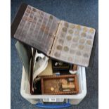 Large collection of assorted GB and other coins in different boxes, albums etc. (B.P. 24% incl.
