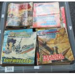 Large box of assorted commando and battle picture library Second World War comic books and