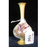 Royal Worcester miniature porcelain vase of baluster form by James Stinton,