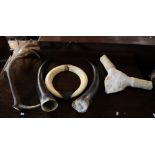Collection of horns and antlers etc. (B.P. 24% incl.