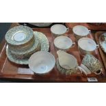 19 piece Colclough bone china teaset. (B.P. 24% incl.