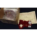 Box containing items related to the 'Isle of Wight Pearl' company including;