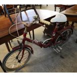 Vintage Apollo BS6102 folding bicycle. (B.P. 24% incl.