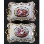 PAIR OF 19TH CENTURY SWANSEA PORCELAIN T