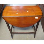 Edwardian mahogany Sutherland type table. (B.P. 24% incl.