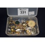 A collection of 9ct gold and other jewellery. (B.P. 24% incl.