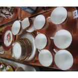 Tray of Duchess 'Winchester' bone china teaware,