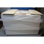 Modern Dreams double mattress and bed base with headboard. (B.P. 24% incl.