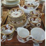 23 piece Royal Albert Lady Hamilton tea set including a teapot. (B.P. 24% incl.