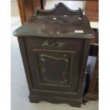 Edwardian stained pull out coal scuttle. (B.P. 24% incl.