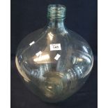Clear glass carboy. (B.P. 24% incl.