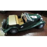 MG TF 1:16 scale model car by the C.W.