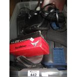 Box of assorted cameras and accessories, various to include; Minolta, Vivitar,