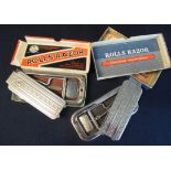Two vintage Rolls razor nickel plated shaving blades in original boxes. (2) (B.P. 24% incl.