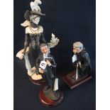 Two 'The Fairweather Collection' figures of typically British characters to include;