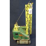 Lumar Contractors tinplate high lift vintage crane. (B.P. 24% incl.