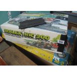 Scalextric 200 electric motor model racing game in original box (incomplete),