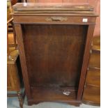 Early 20th Century mahogany open bookcase with adjustable shelves. (B.P. 24% incl.