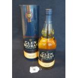 Glen Moray single Speyside malt Scotch whisky, 70cl, 40% volume, in original cylinder case, sealed.