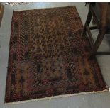 Old Baluchi rug, 132 x 92cm approx. (B.P. 24% incl.