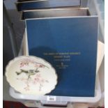 Set of 12 boxed Royal Worcester bone china 'The Birds of Dorothy Doughty' dessert plates,