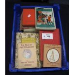 Tray of assorted books, including: Beatrix Potter, A.A. Milne, other children's volumes. (B.P.