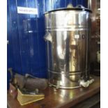 E.H. Taylor Limited stainless steel honey separator, together with two smoke guns. (B.P. 24% incl.