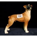 Ceramic study of a standing boxer dog. (B.P. 24% incl.