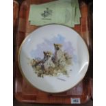 Set of eight Wedgwood 'The David Shepherd Wildlife Collection' collectors plates with certificate