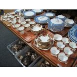 Three trays of Royal Albert bone chine 'Old Country Roses' teaware and other items. (B.P. 24% incl.