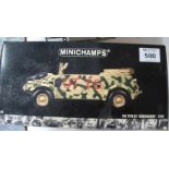 Minichamps 1:18 scale VW type 82 Kubelwagen 1942 in original box and packaging,
