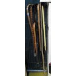 Collection of walking sticks, various. (B.P. 24% incl.